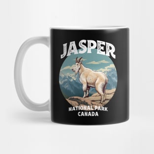 Jasper National Park Vintage Look Goat Mug